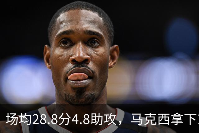 场均28.8分4.8助攻，马克西拿下东部周最佳